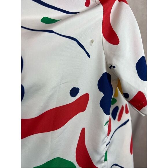 Vintage 1990s Notations Geometric Top Medium Large Abstract - Picture 7 of 7